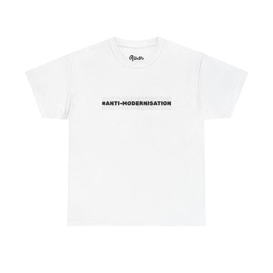 PIXEL #ANTI-MODERNISATION TEE - WHITE