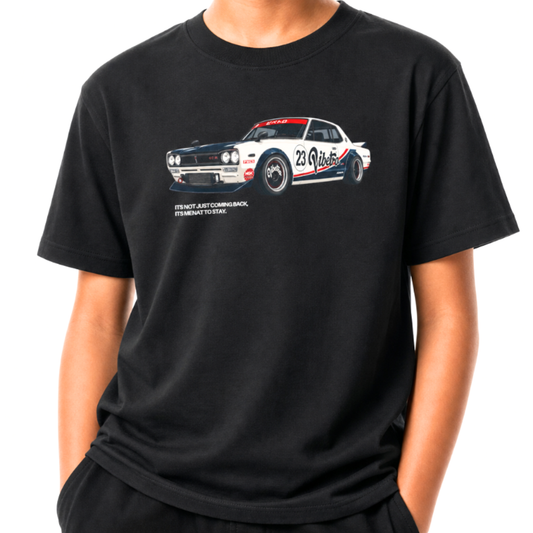 GTRetro TEE - BLACK