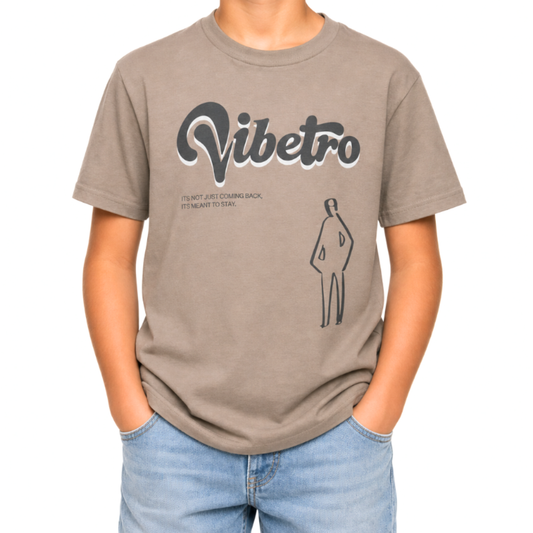 ITS NOT JUST COMING BACK, ITS MEANT TO STAY. TEE - BROWN