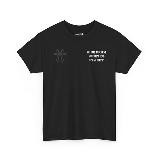 VIBE FROM PLANET VIBETRO TEE - 黑色
