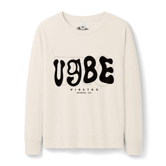 VIBETRO SWEATSHIRT - WHITE