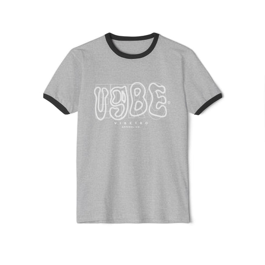 VIBETRO RINGER TEE - GREY