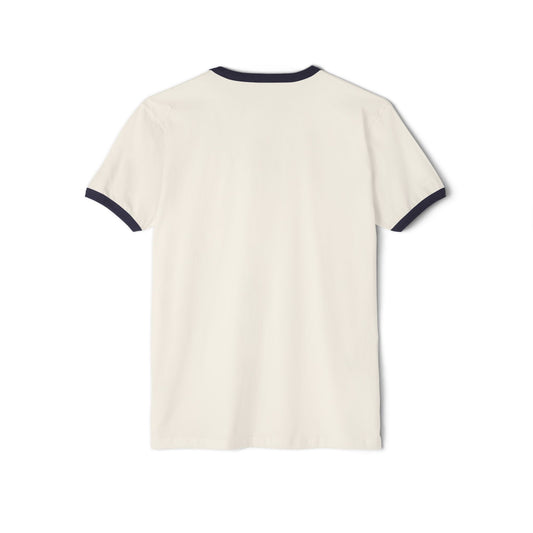BUTTERFLY OR LET IT BY RINGER TEE - NEUTRAL