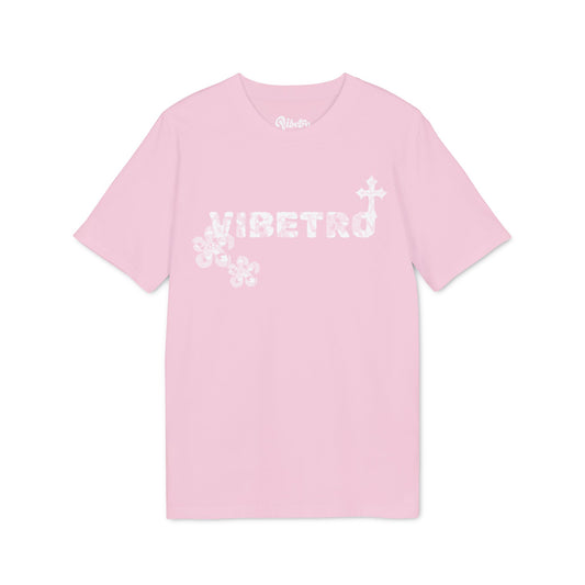 FLOWER VIBECROSS TEE - PINK