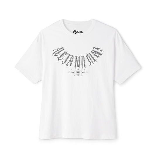 FEATHER VIBETRO OVERSIZED TEE - WHITE