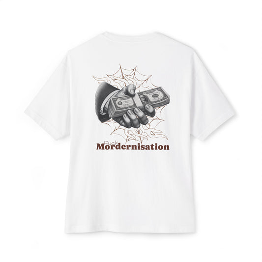 FUCK MORDENISATION OVERSIZED TEE - WHITE