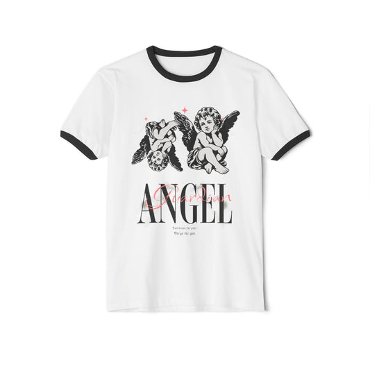 GUARDIAN ANGEL© RINGER TEE - WHITE
