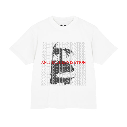 CRYING STONEHENGE BOXY TEE - WHITE