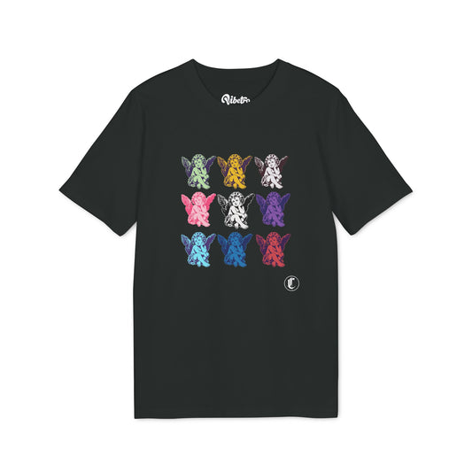 COLOURS GUARDIAN ANGELS © TEE - BLACK