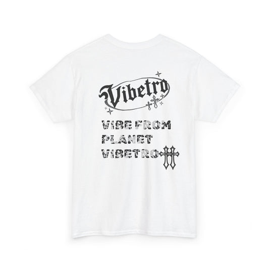 VIBETRO 星球的氛围感 T 恤 - 白色