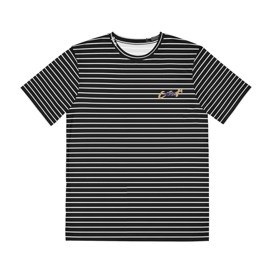 STRIPED CAR TEE - BLACK