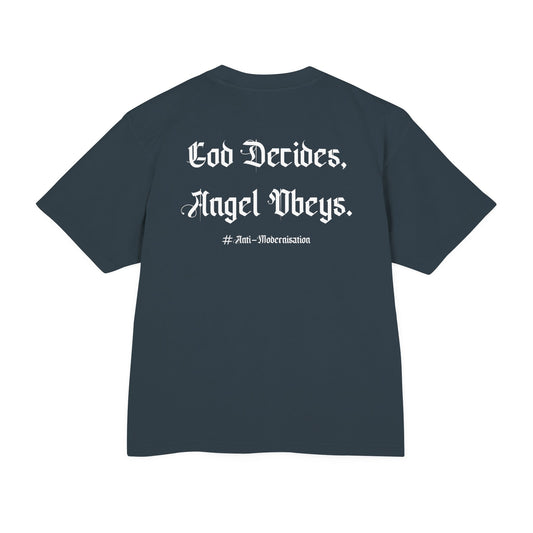 GUARDIAN ANGEL COLLECTION BOXY TEE - BLUE