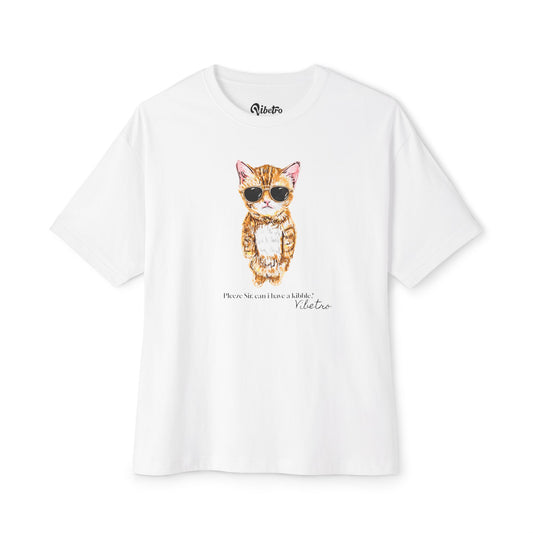 KIBBLE CAT 加大版 T 恤 - 白色