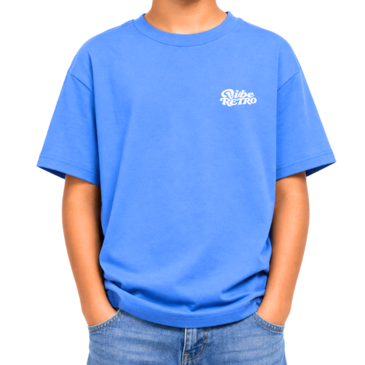 KEEP THE VIBE TEE - BLUE