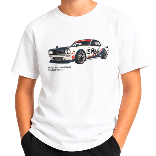 GTRetro TEE - White