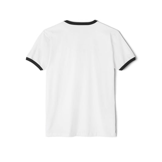 BUTTERFLY OR LET IT BY RINGER TEE - WHITE