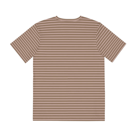 STRIPED CAR TEE - BROWN