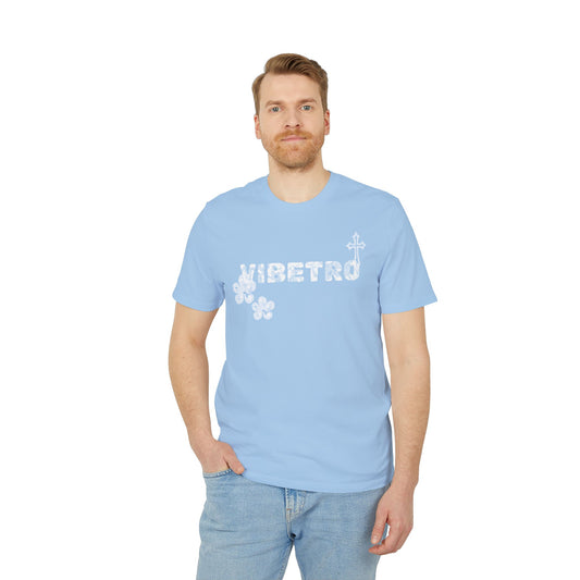 FLOWER VIBECROSS TEE - LIGHT BLUE