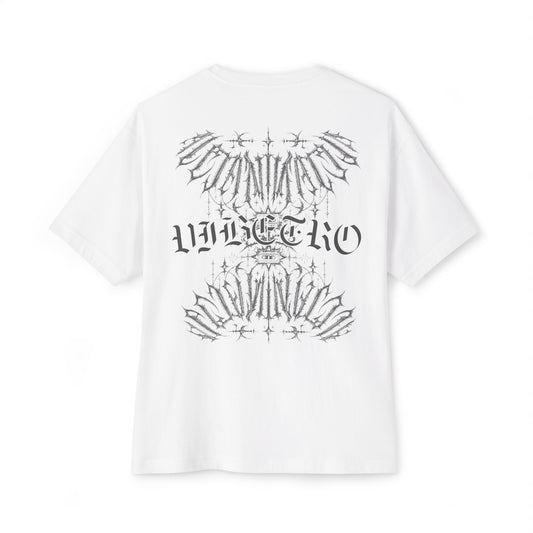 FEATHER VIBETRO OVERSIZED TEE - WHITE