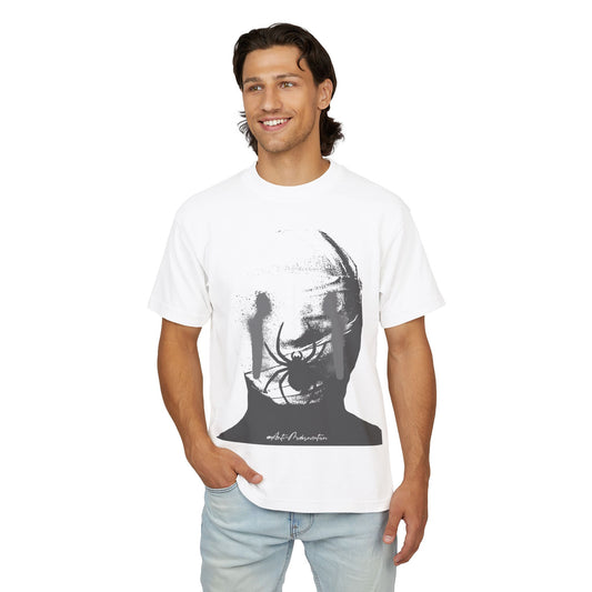 SPIDER SHADOW GRAPH BOXY TEE - WHITE