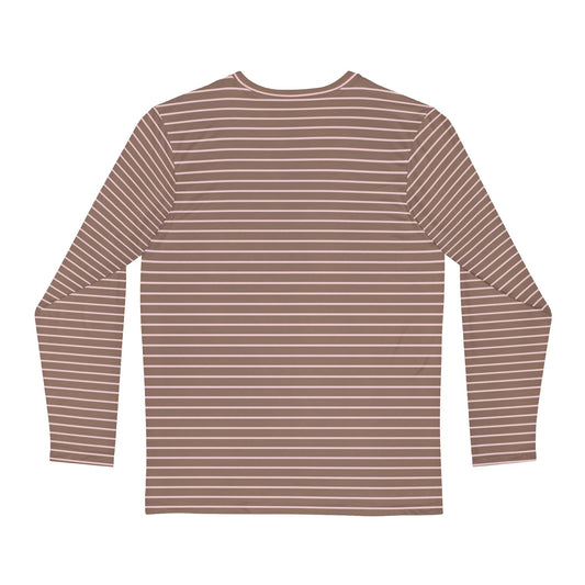 STRIPED CAR LONG SLEEVE - BROWN