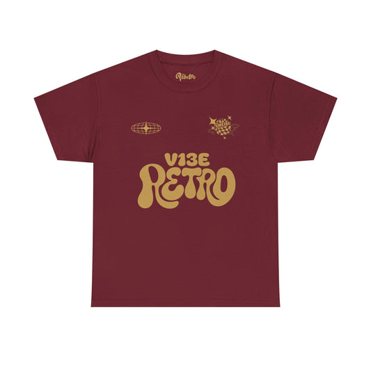 VIBETRO NO. 11 TEE - RED