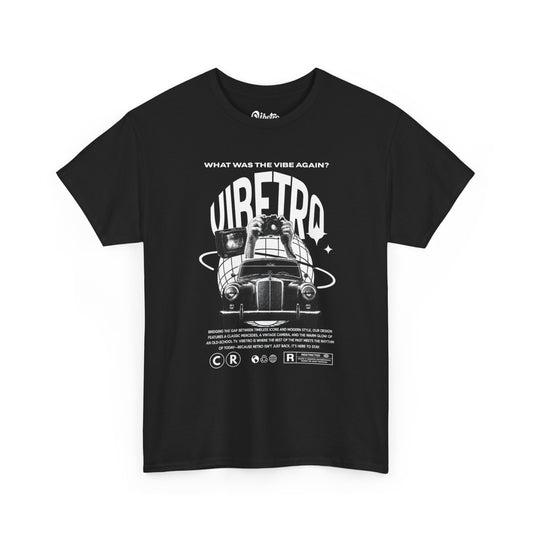 RETRO PLANET VIBETRO TEE - BLACK