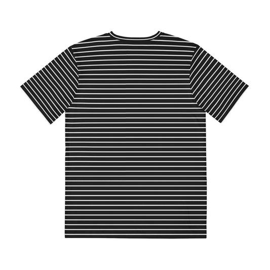 STRIPED CAR TEE - BLACK