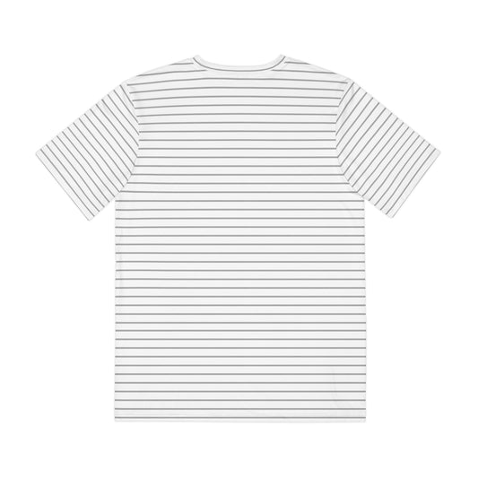 STRIPED CAR TEE - WHITE