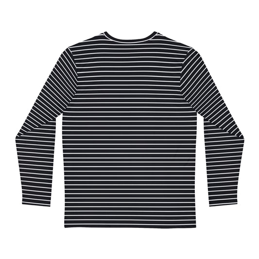 STRIPED CAR LONG SLEEVE - BLACK