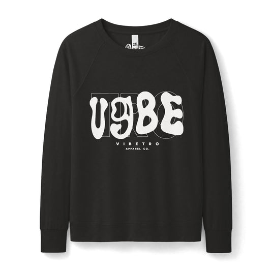VIBETRO SWEATSHIRT - BLACK